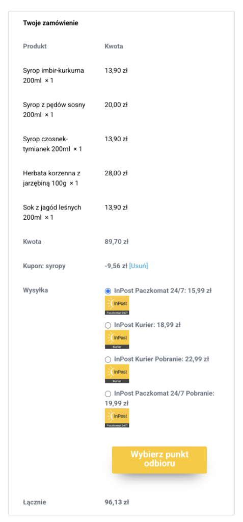 koszyk etap 3 - sklep.javorina.pl