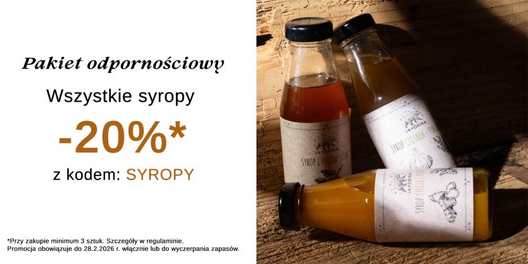 syropy promocja - sklep.javorina
